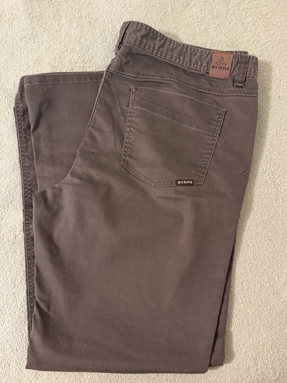 Prana Bridger Jeans Slim Fit Brown Men's Pants
